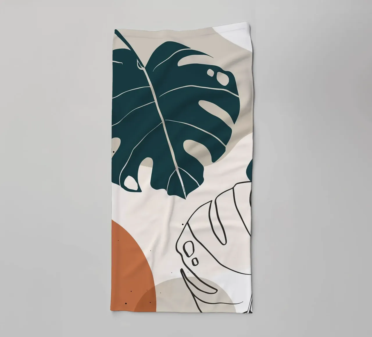 Botanica tropicale minimal asciugamano da bagno da BasicShopByBell