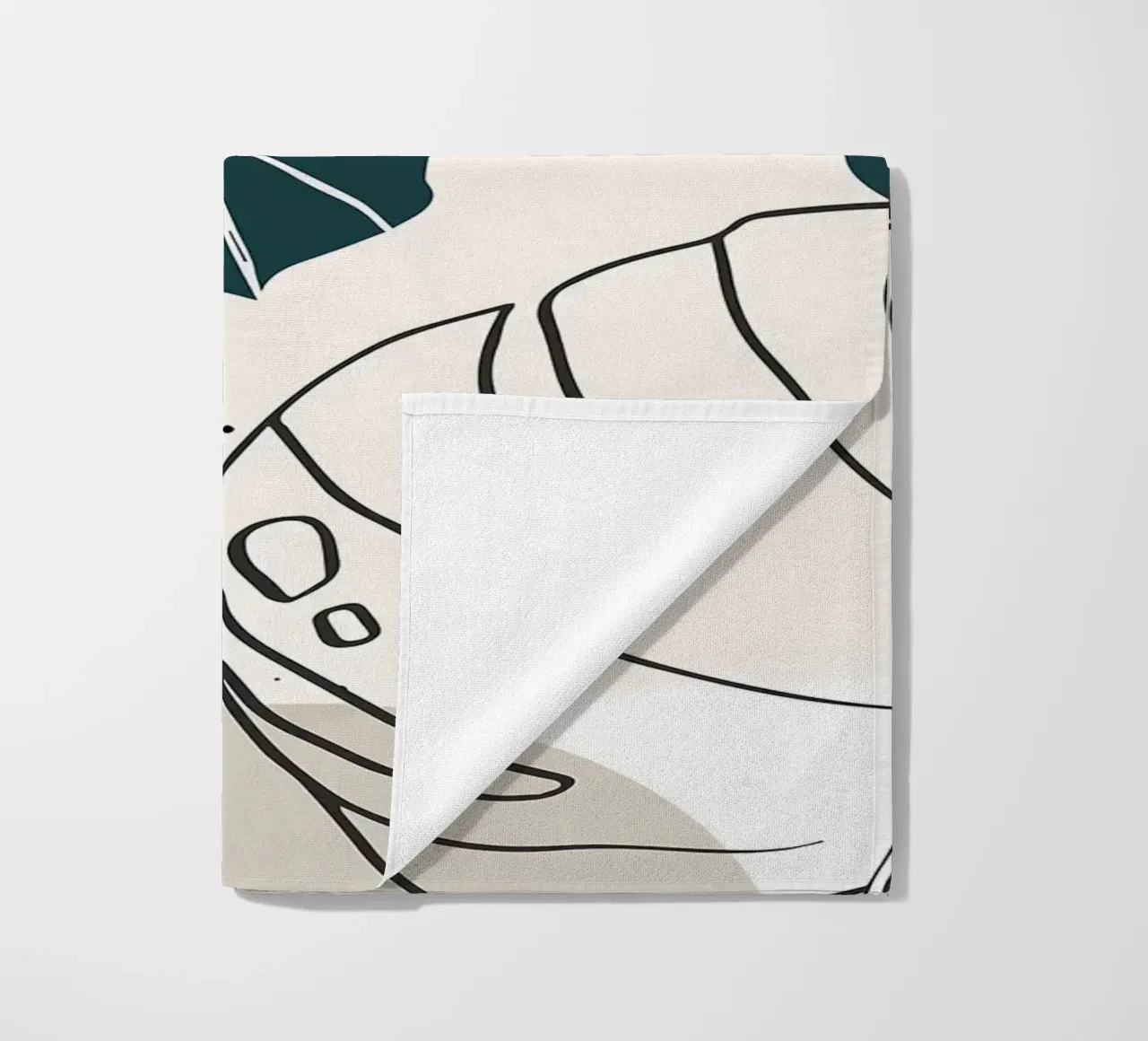 Botanica tropicale minimal telo mare da BasicShopByBell