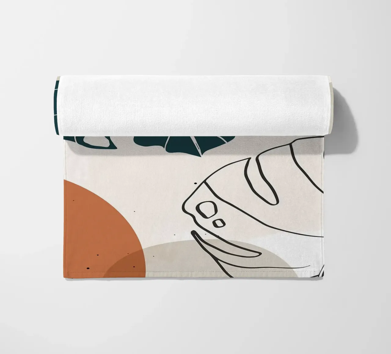 Botanica tropicale minimal telo mare da BasicShopByBell