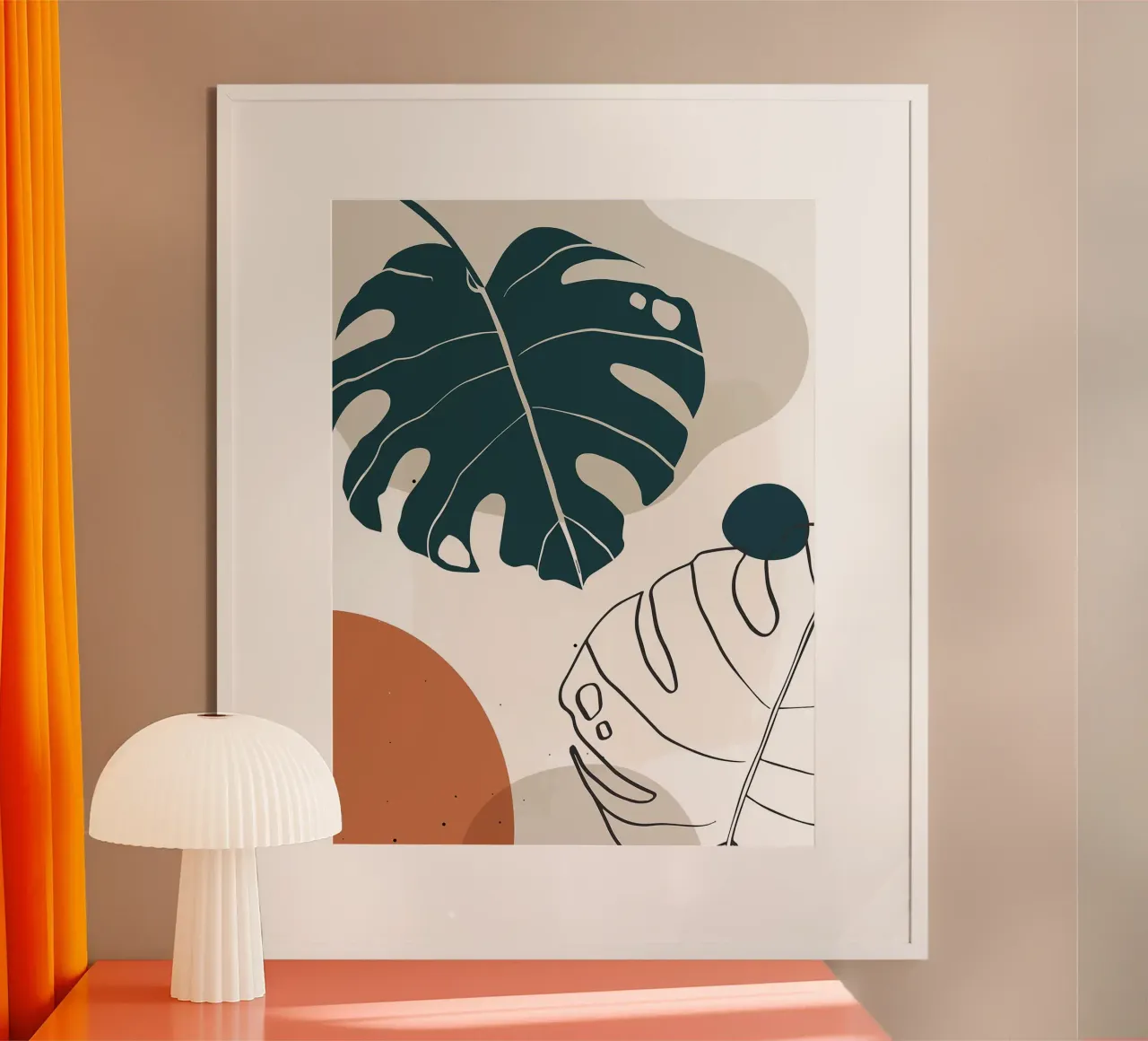 Botanica tropicale minimal carta hahnemühle da BasicShopByBell