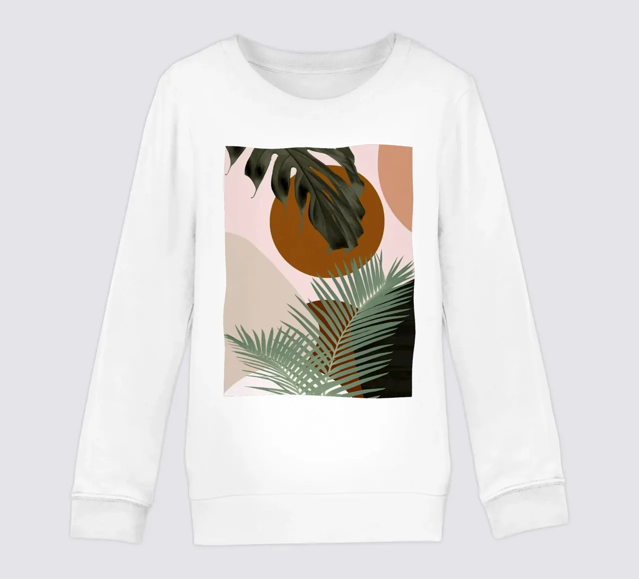 Finezza delle palme intrecciate felpa bambino da BasicShopByBell