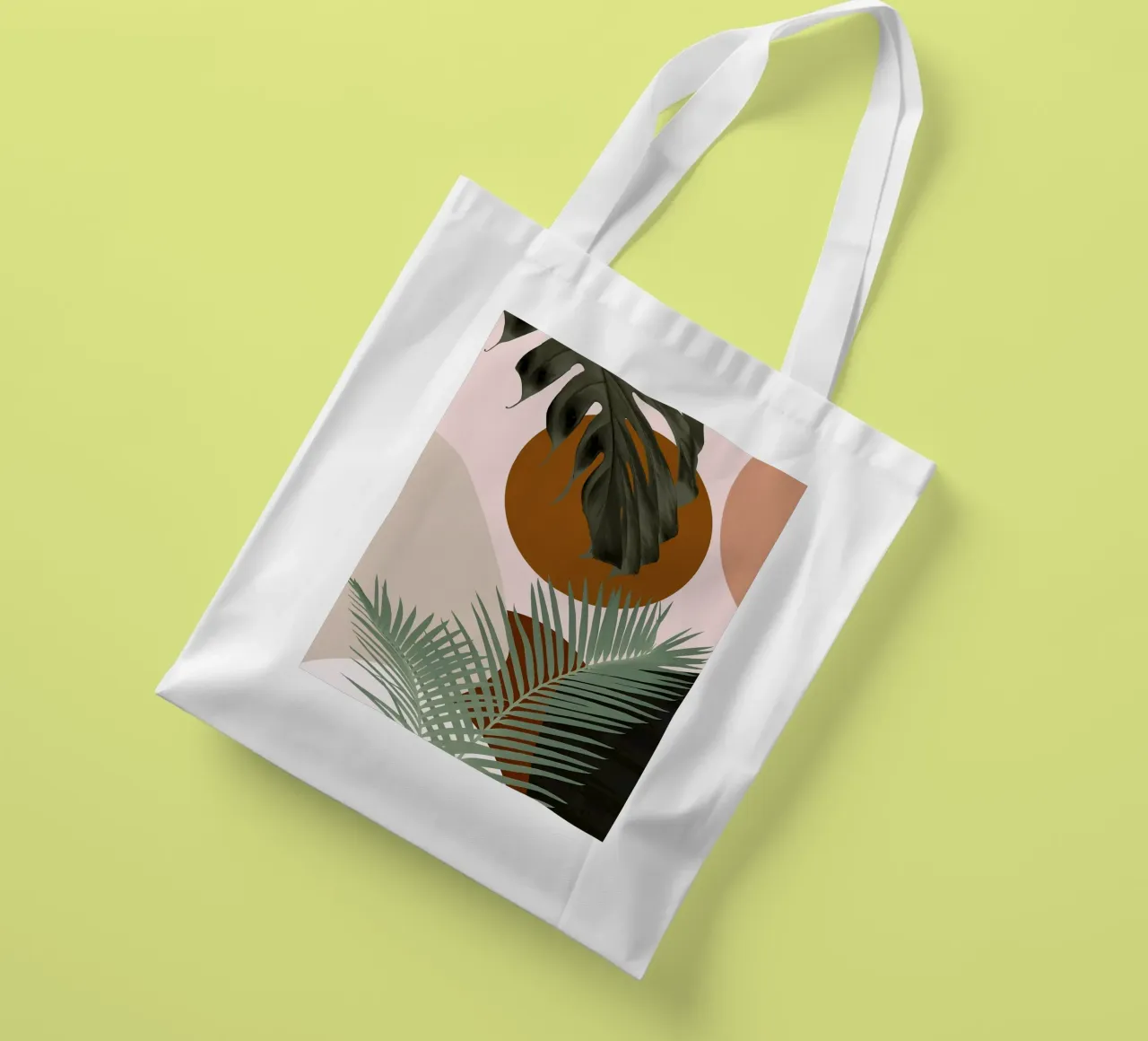 Finezza delle palme intrecciate borsa in juta da BasicShopByBell