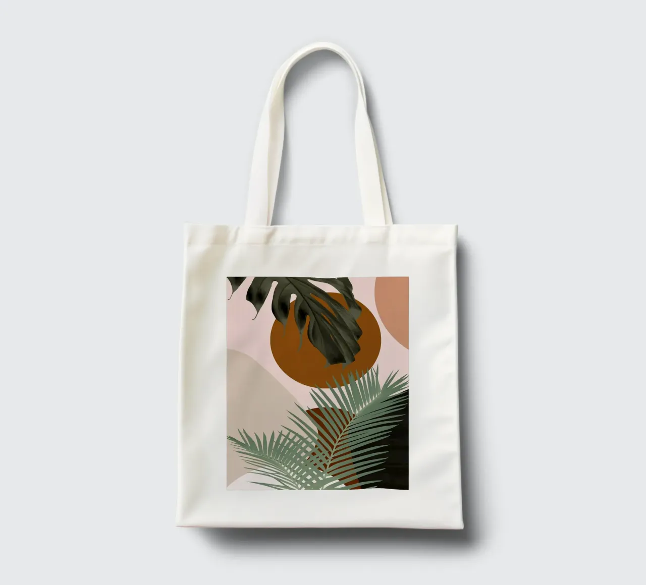 Finezza delle palme intrecciate borsa in juta da BasicShopByBell