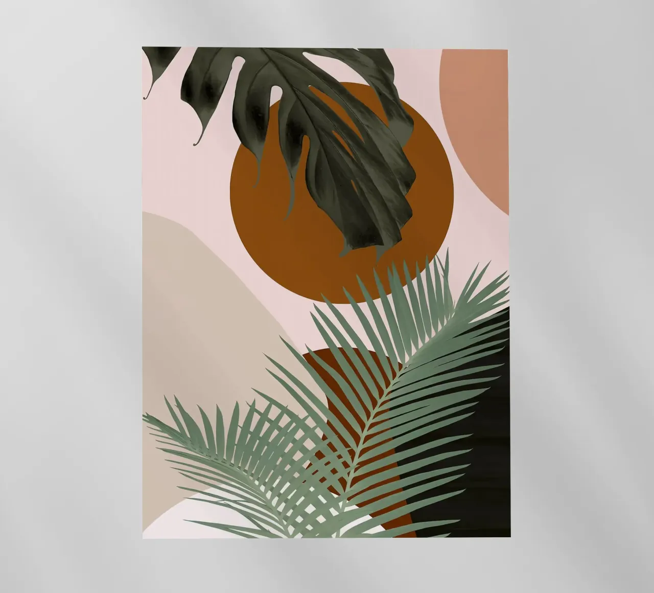 Finezza delle palme intrecciate pellicola backlit da BasicShopByBell