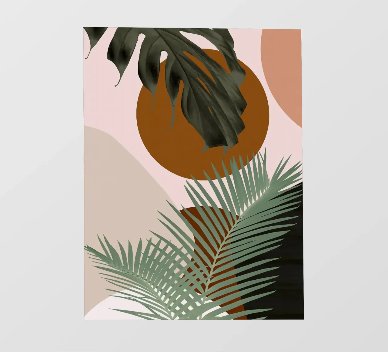 Finezza delle palme intrecciate telo in pvc da BasicShopByBell
