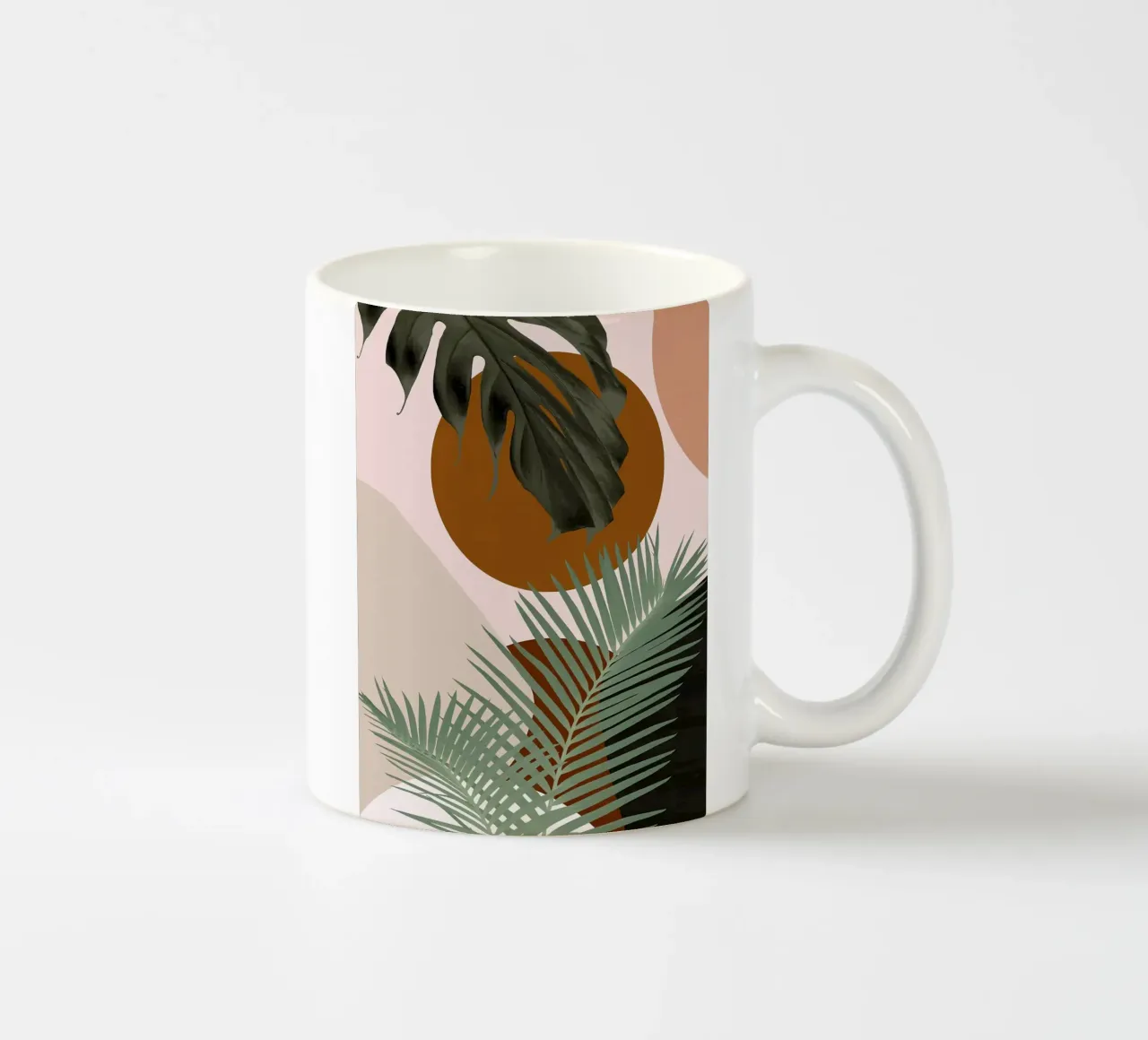 Finezza delle palme intrecciate tazza in ceramica da BasicShopByBell