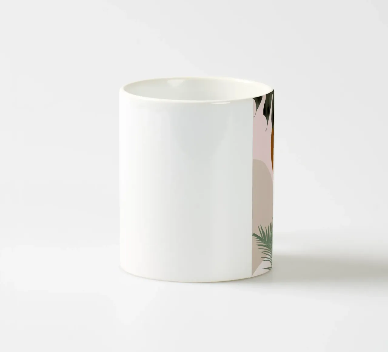 Finezza delle palme intrecciate tazza in ceramica da BasicShopByBell