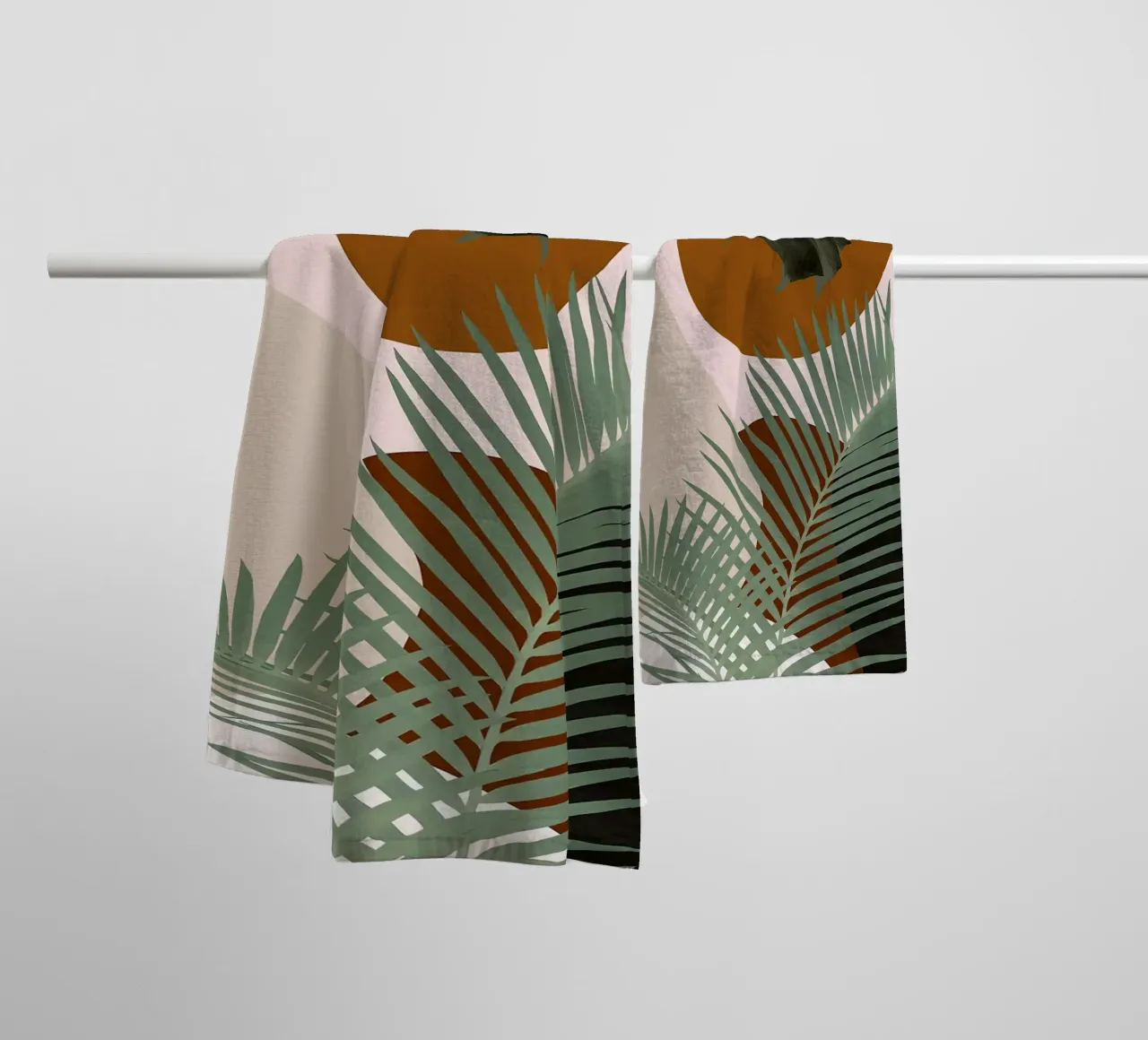 Finezza delle palme intrecciate asciugamano da bagno da BasicShopByBell