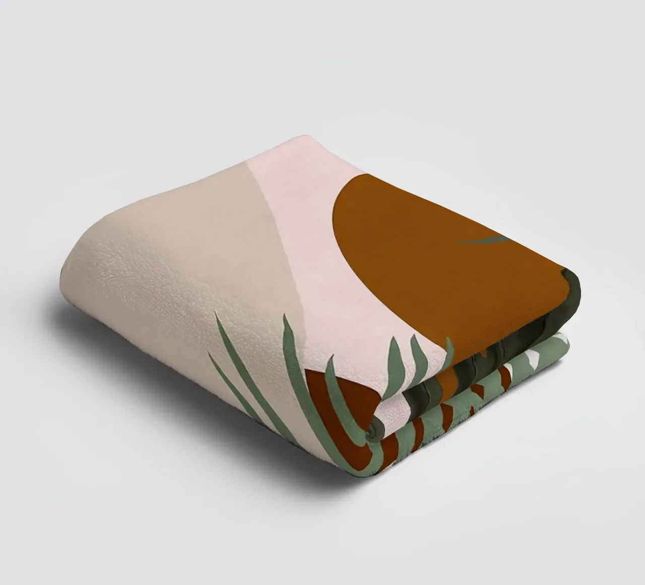 Finezza delle palme intrecciate asciugamano da bagno da BasicShopByBell