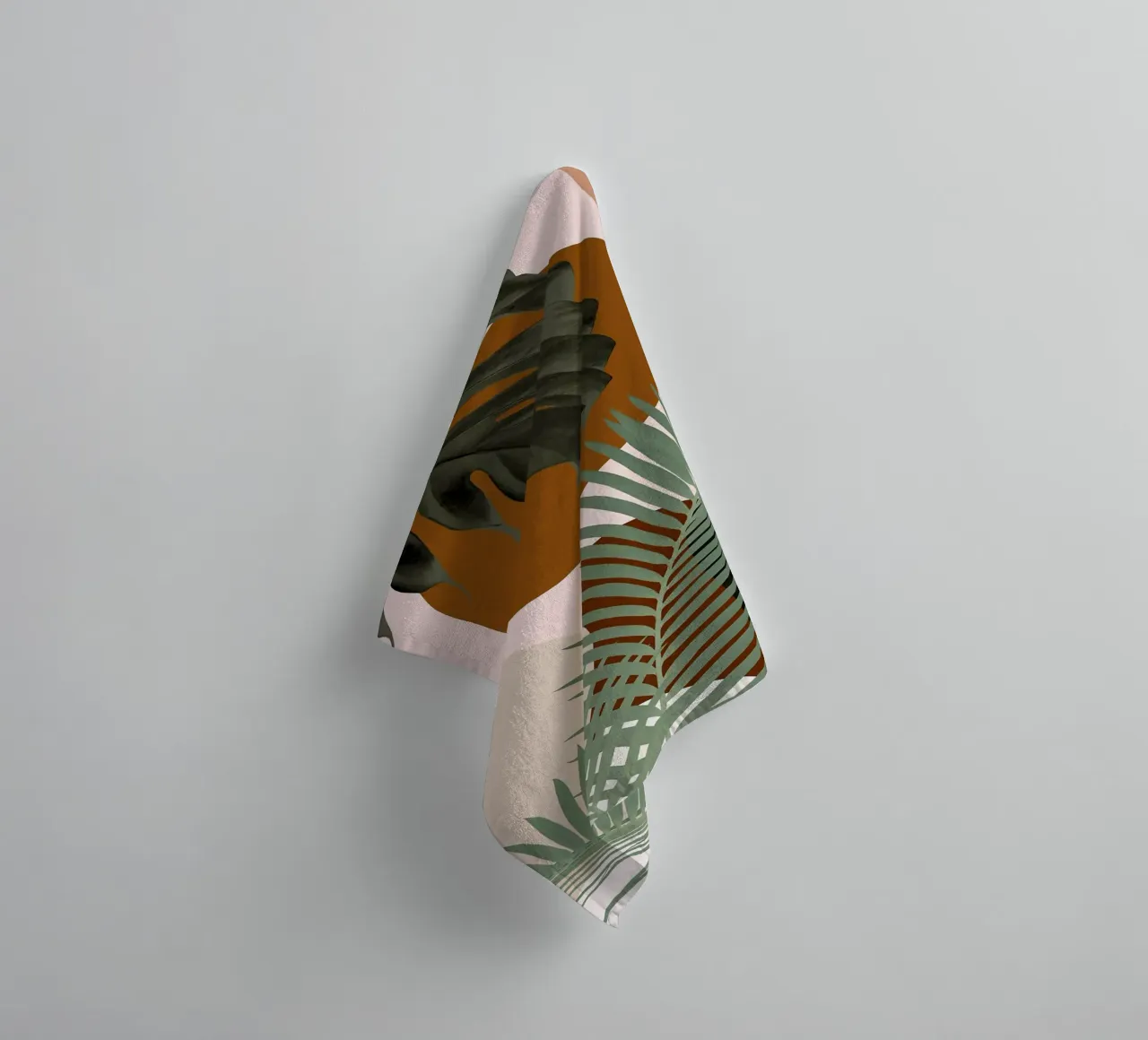 Finezza delle palme intrecciate asciugamano da bagno da BasicShopByBell