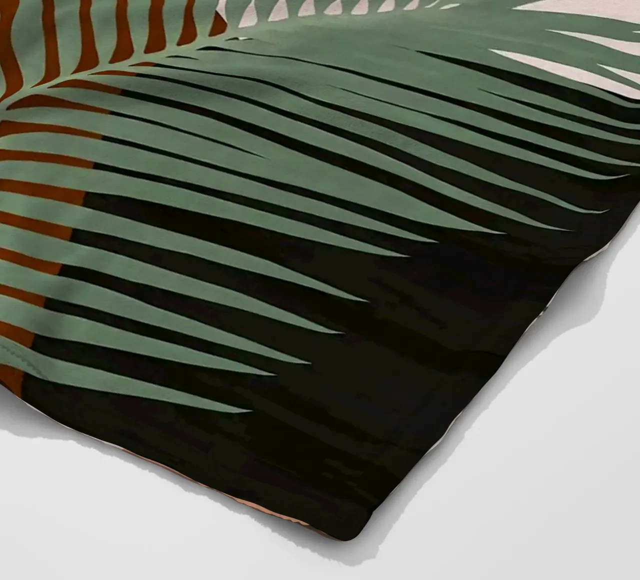 Finezza delle palme intrecciate coperta in pile da BasicShopByBell