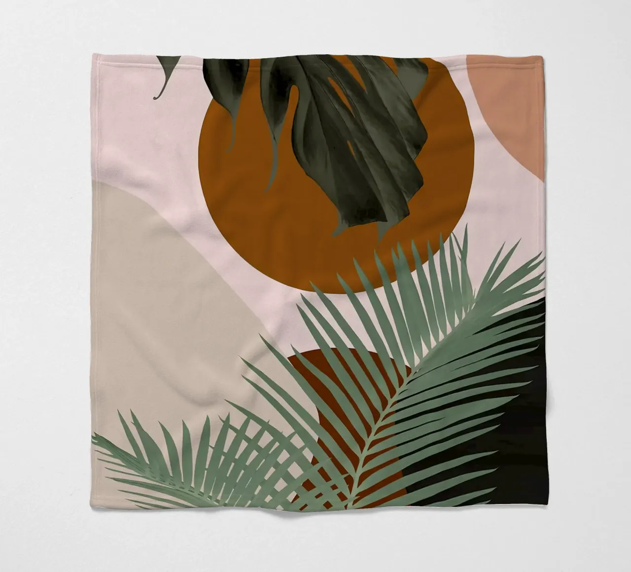 Finezza delle palme intrecciate coperta in pile da BasicShopByBell