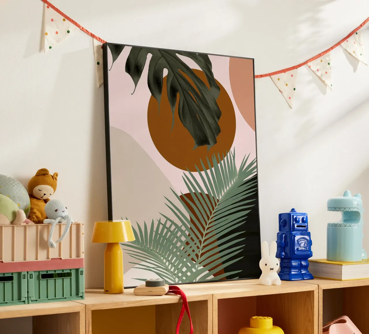 Finezza delle palme intrecciate alluminio dibond da BasicShopByBell