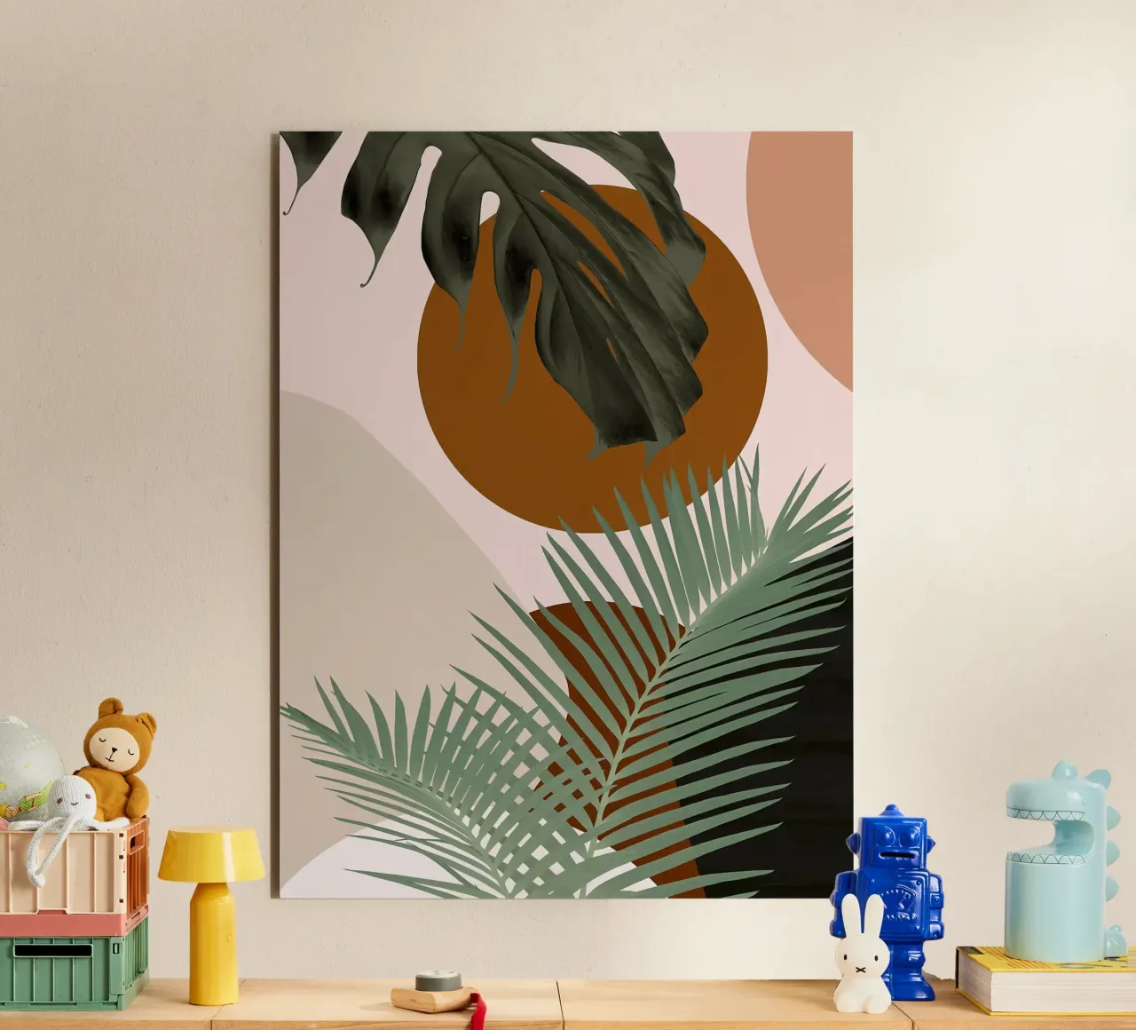 Finezza delle palme intrecciate alluminio dibond da BasicShopByBell