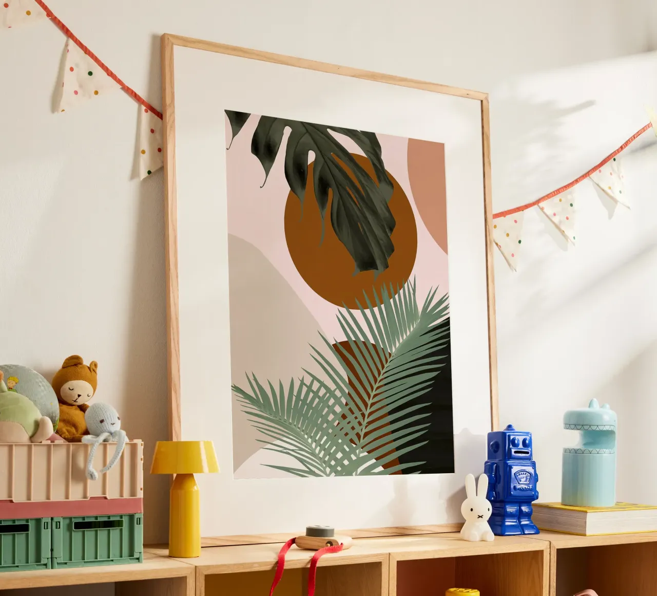 Finezza delle palme intrecciate carta hahnemühle da BasicShopByBell