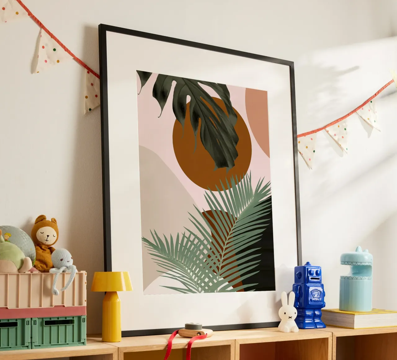 Finezza delle palme intrecciate carta hahnemühle da BasicShopByBell