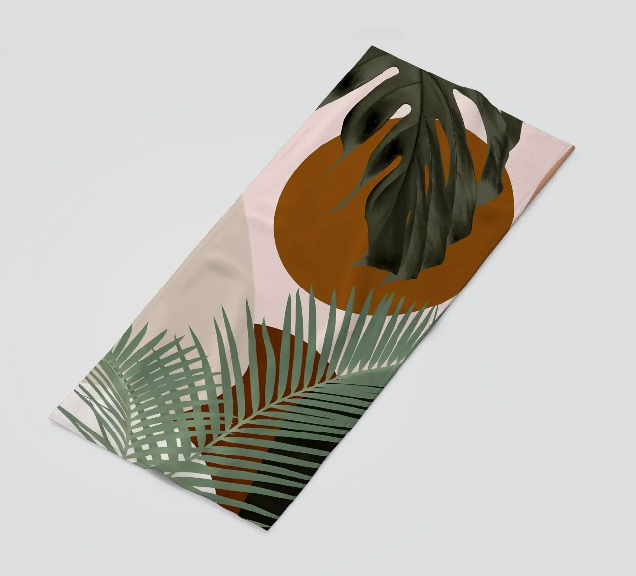 Finezza delle palme intrecciate telo mare da BasicShopByBell