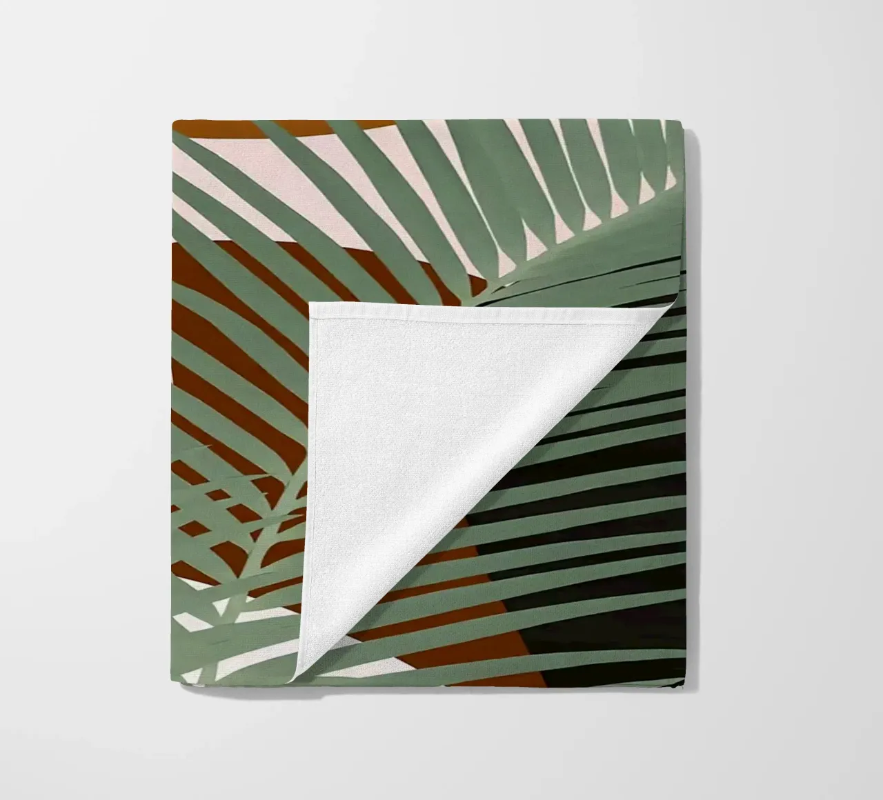 Finezza delle palme intrecciate telo mare da BasicShopByBell