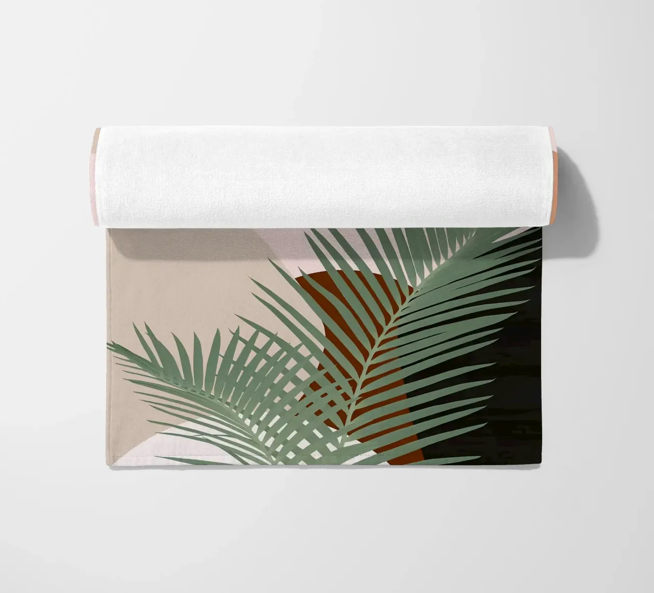Finezza delle palme intrecciate telo mare da BasicShopByBell