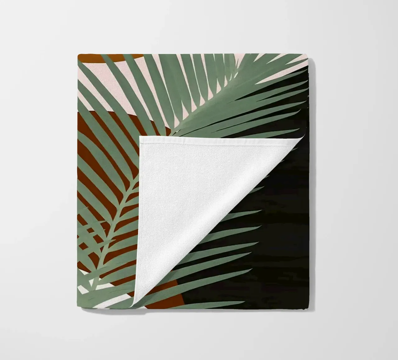 Finezza delle palme intrecciate telo mare da BasicShopByBell