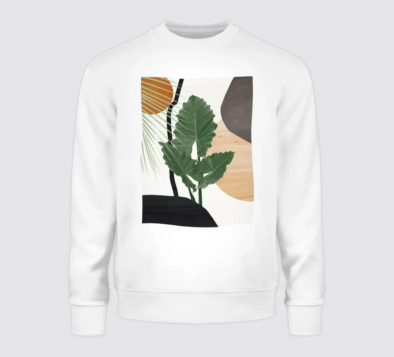 Foglie Finezza astratta felpa da BasicShopByBell