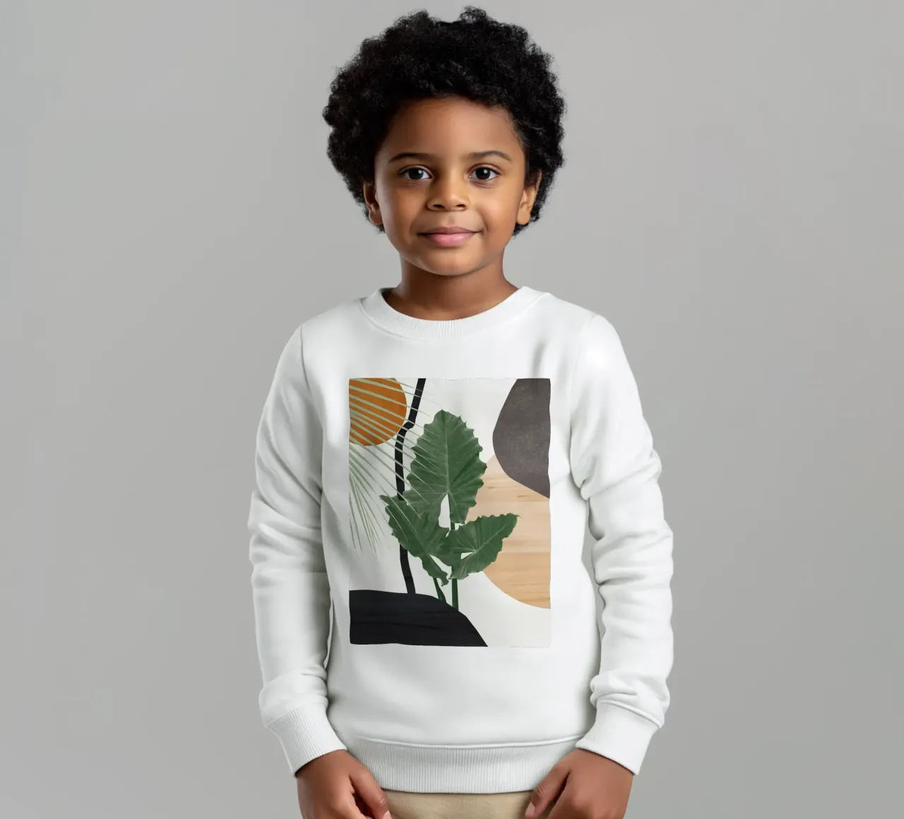 Foglie Finezza astratta felpa bambino da BasicShopByBell