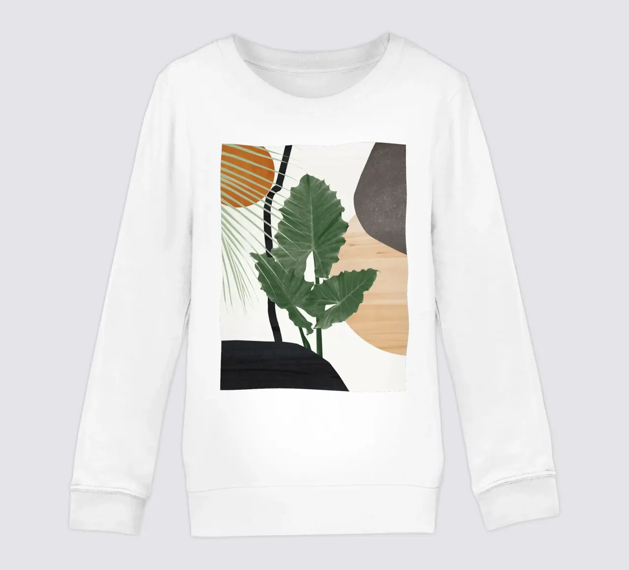 Foglie Finezza astratta felpa bambino da BasicShopByBell