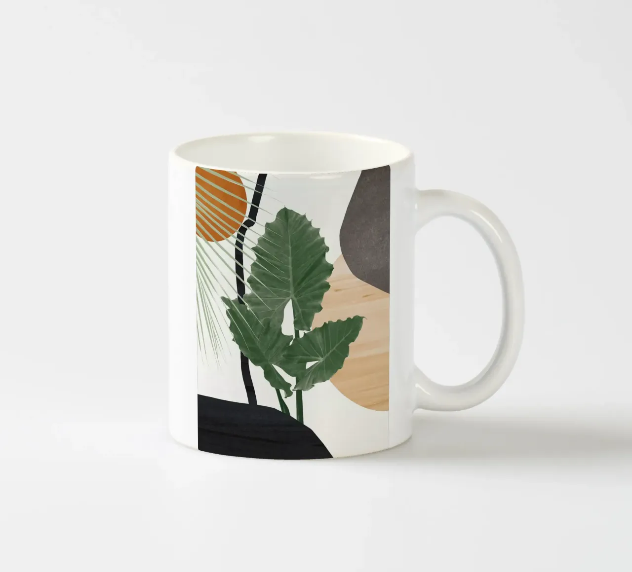 Foglie Finezza astratta tazza in ceramica da BasicShopByBell