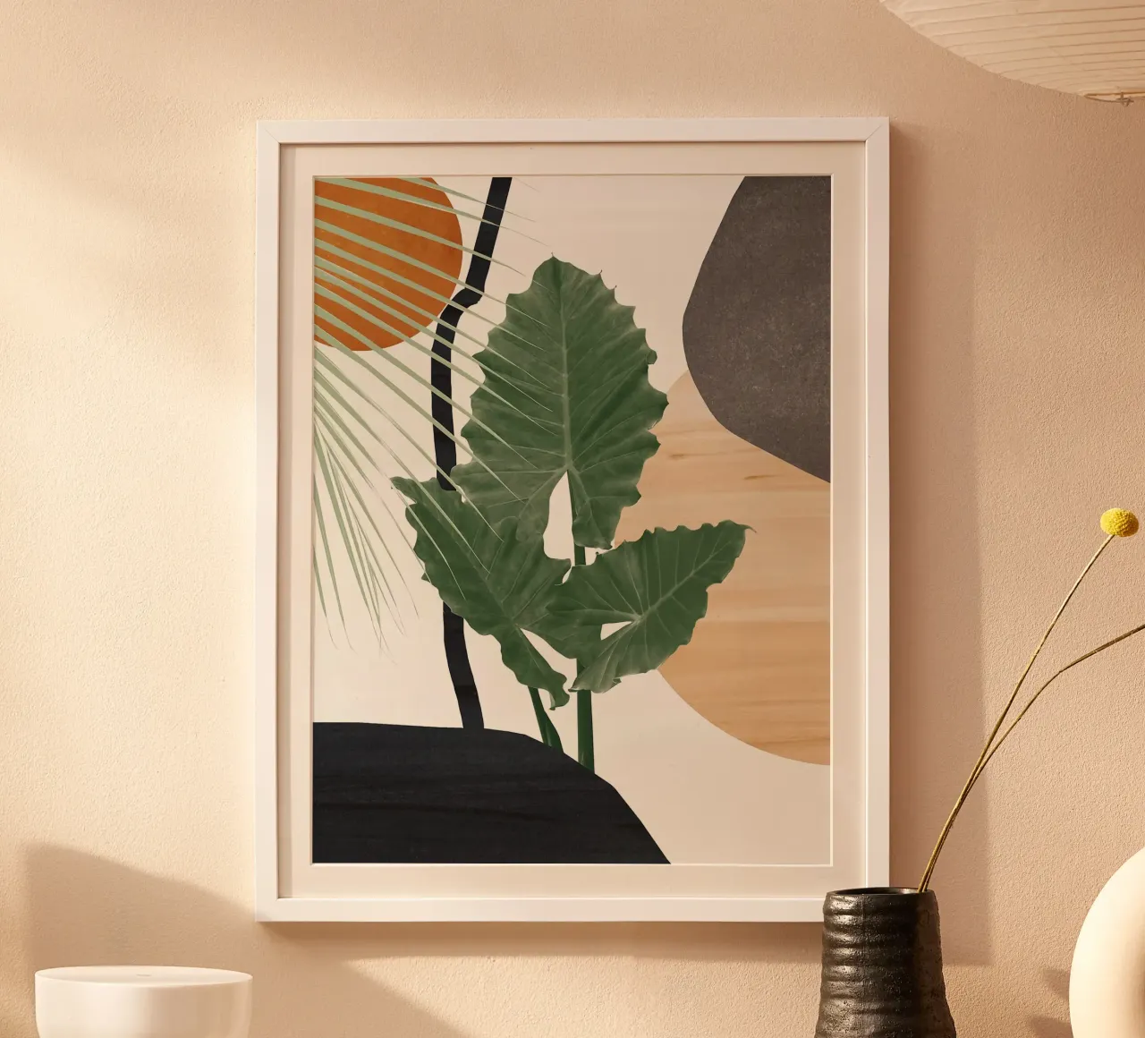 Foglie Finezza astratta carta hahnemühle da BasicShopByBell