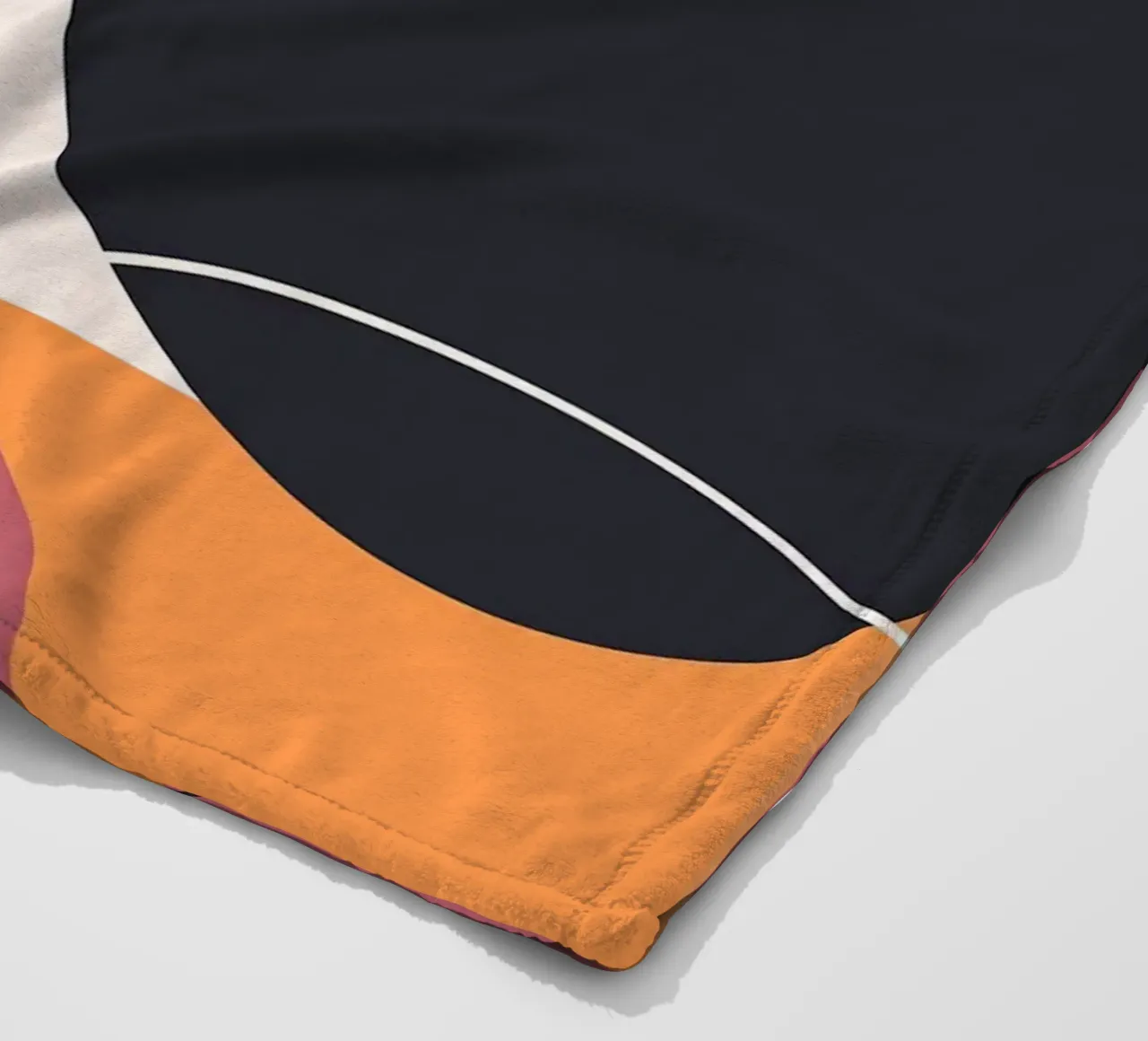 Forme di foglie di Monstera nera coperta in pile da BasicShopByBell