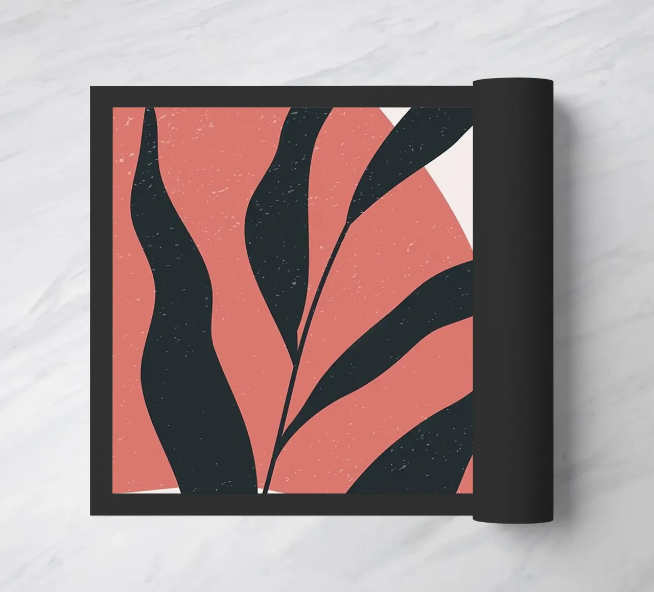 Arte bohémien con foglie floreali zerbino da BasicShopByBell