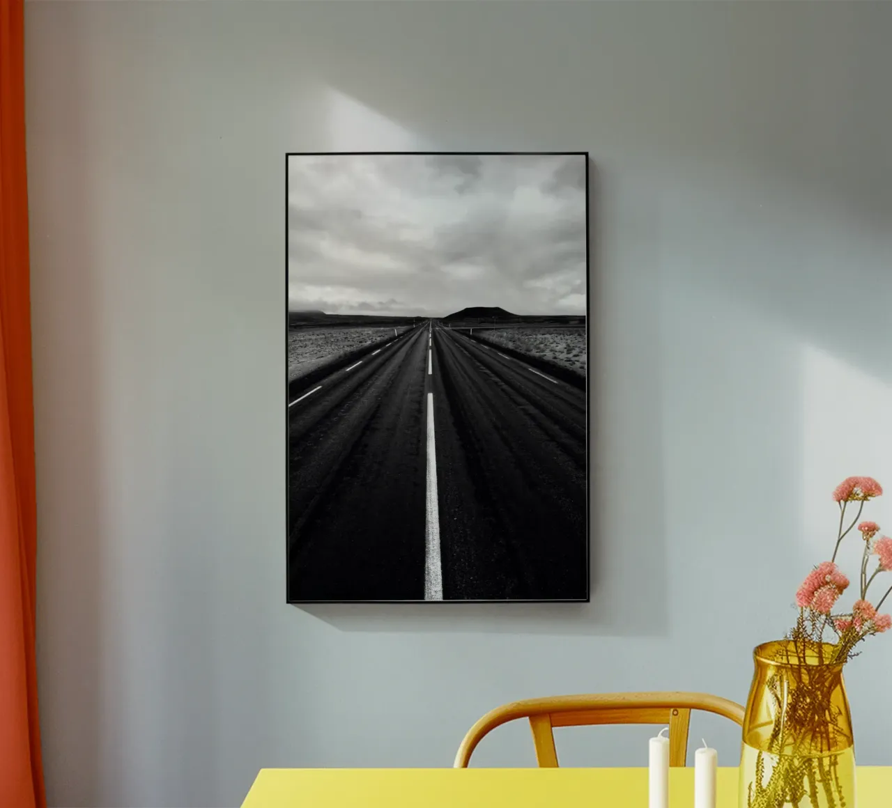 Straight road plexiglass da Fjöllart