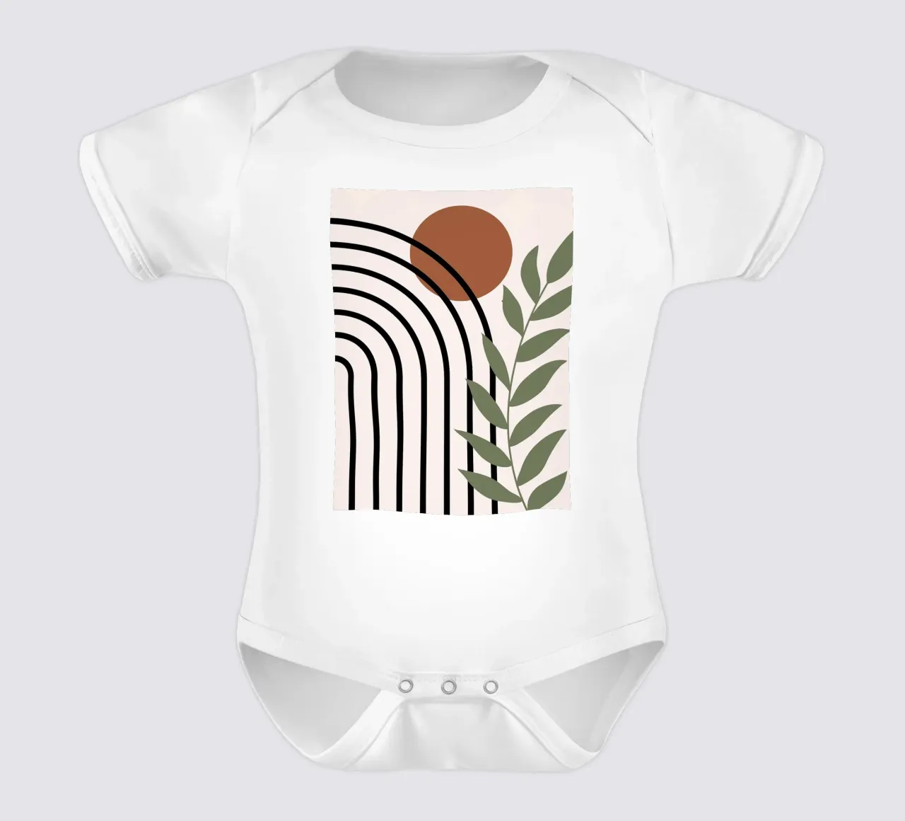 boho body neonato maniche corte da BasicShopByBell