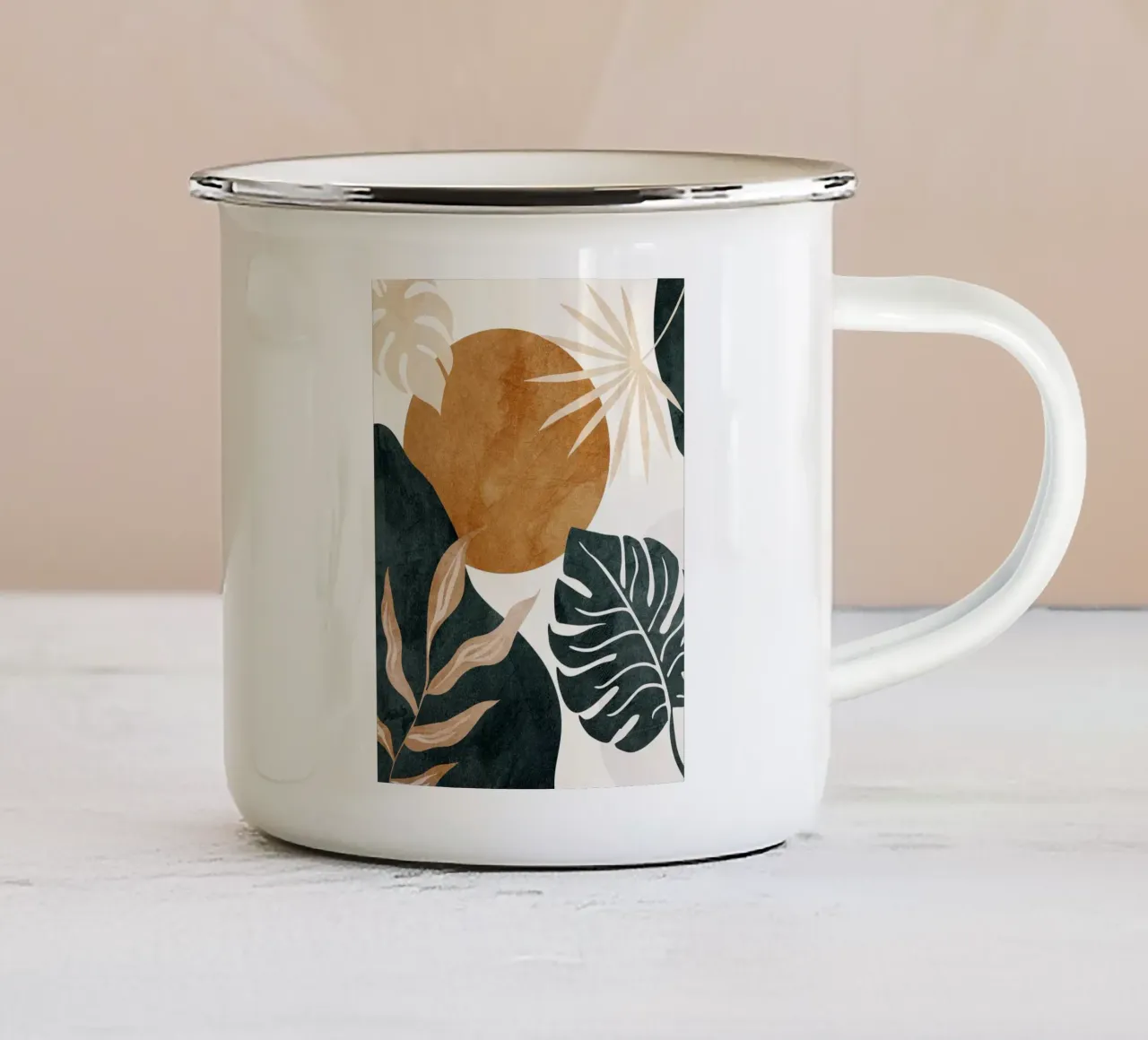 BOTANICA TROPICALE tazza in smalto da BasicShopByBell