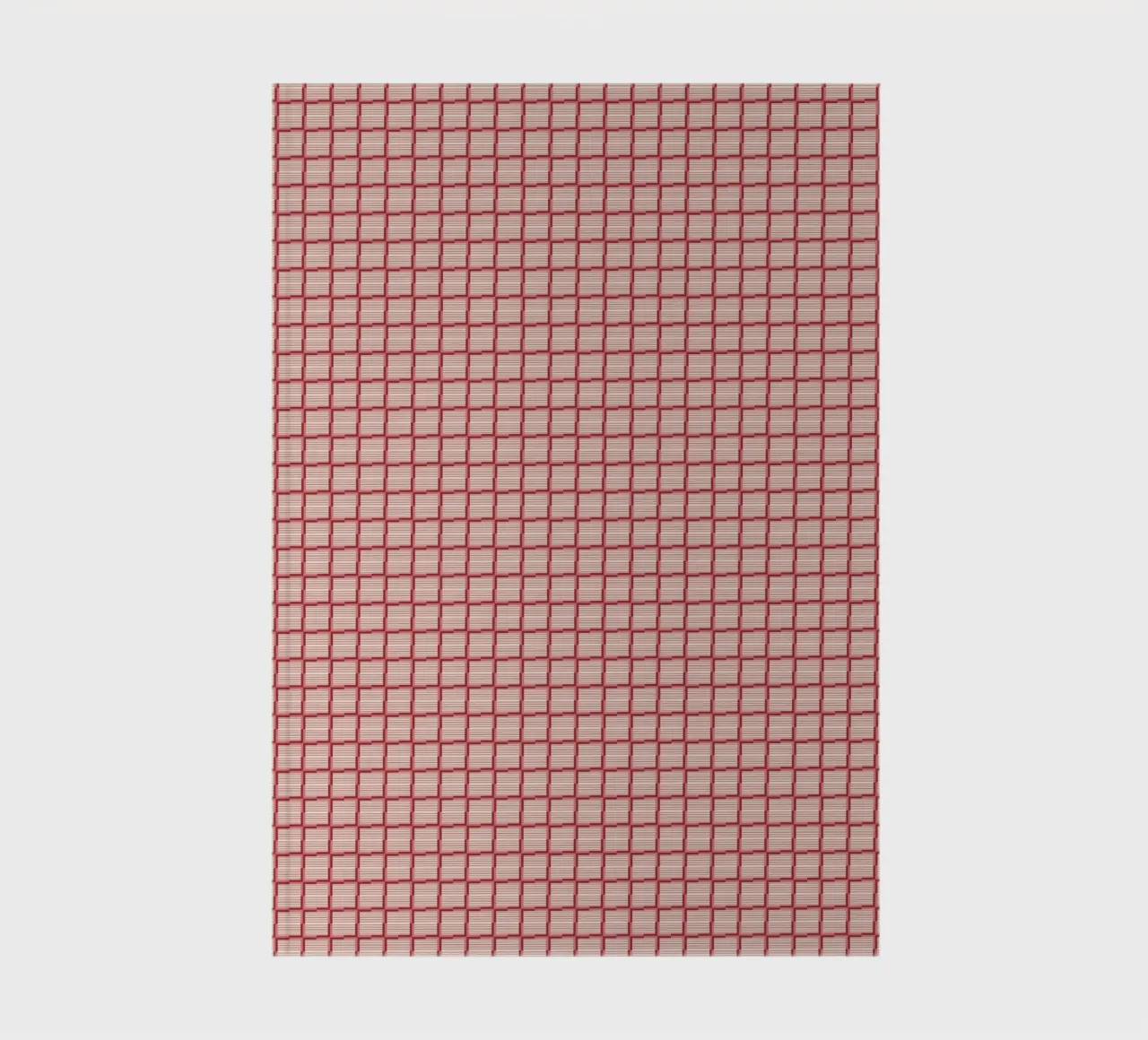 Repeating Red Brick Pattern notebook by Life of Pie