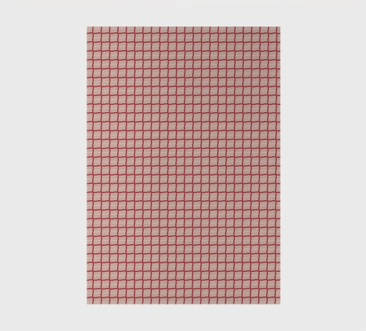 Repeating Red Brick Pattern notebook by Life of Pie