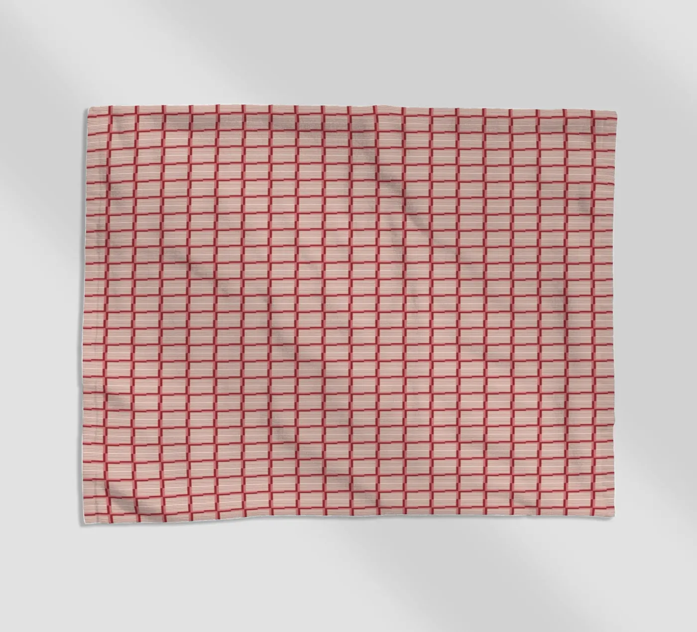 Repeating Red Brick Pattern serviette de plage de Life of Pie