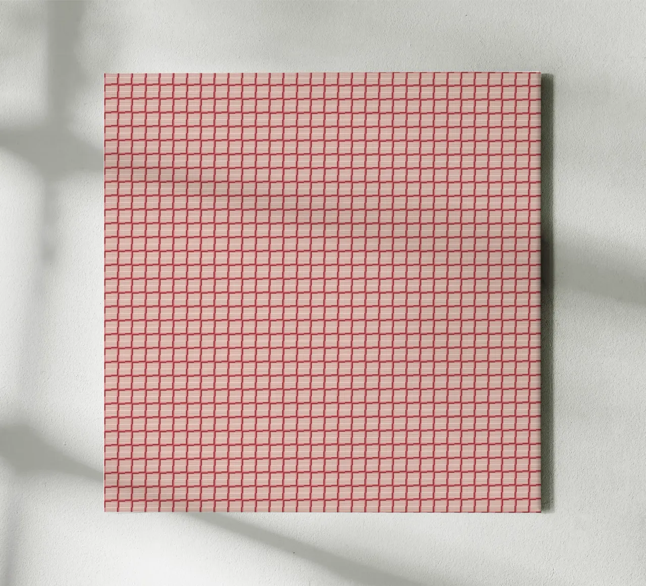 Repeating Red Brick Pattern canvas by Life of Pie