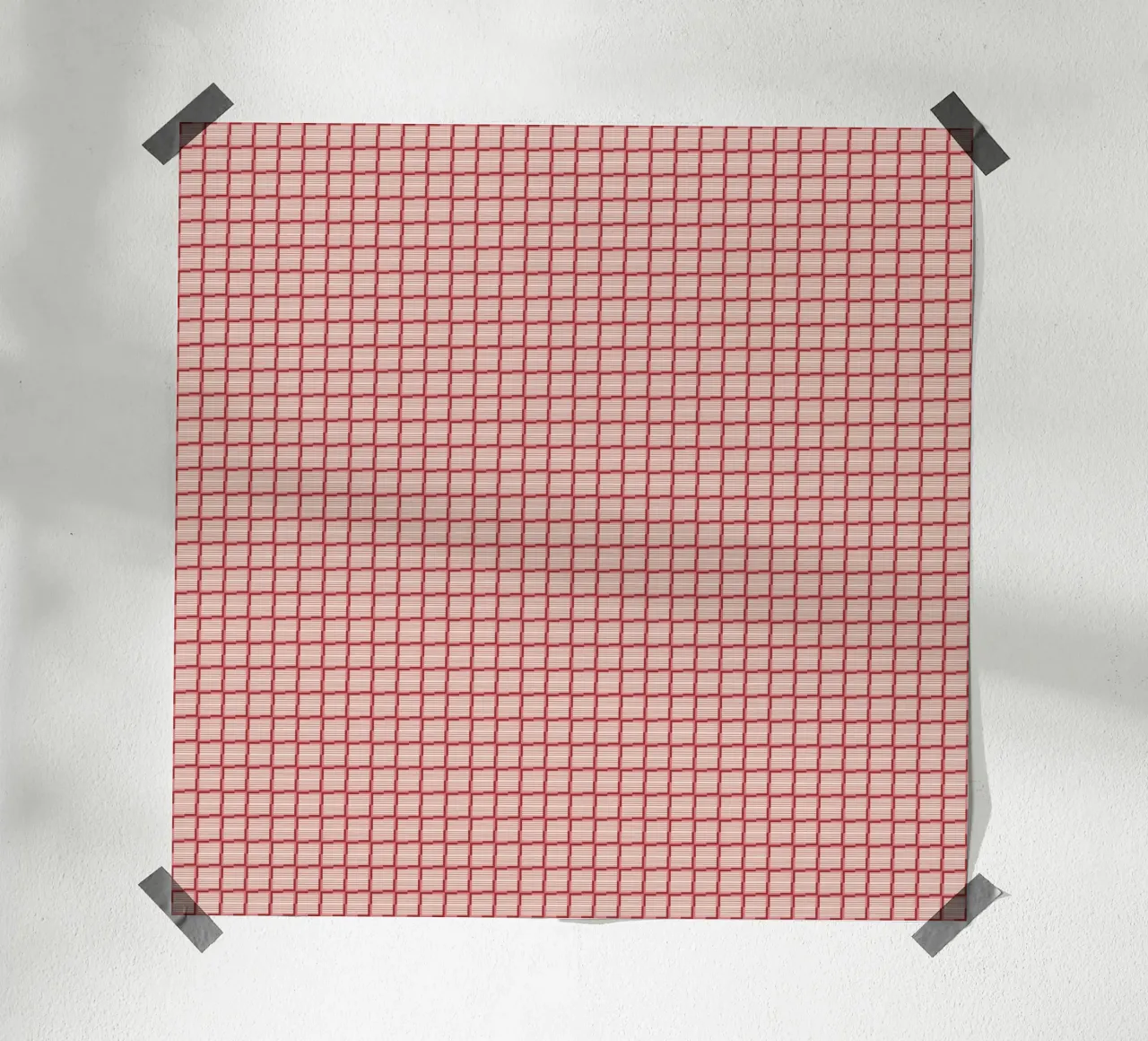 Modello di mattone rosso ripetuto carta hahnemühle da Life of Pie