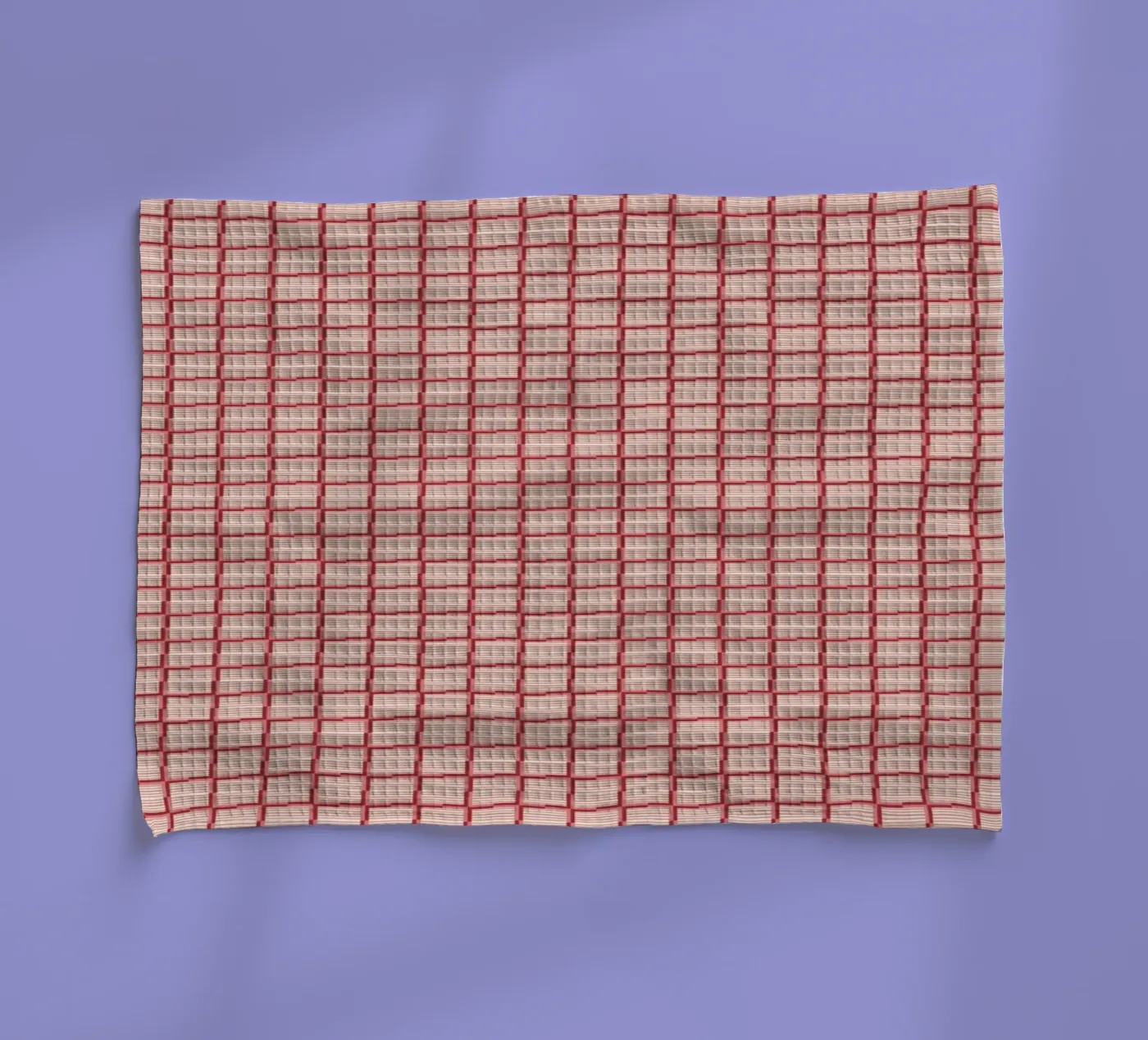 Repeating Red Brick Pattern Geschirrtuch von Life of Pie