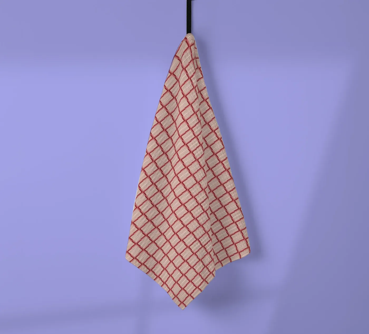 Repeating Red Brick Pattern Geschirrtuch von Life of Pie