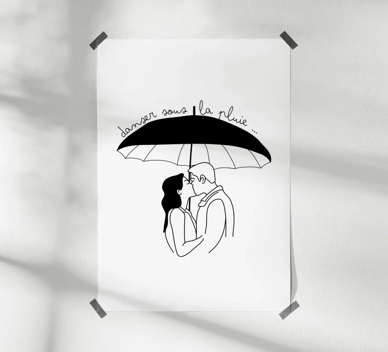 Danser sous la pluie poster da Idées & Création