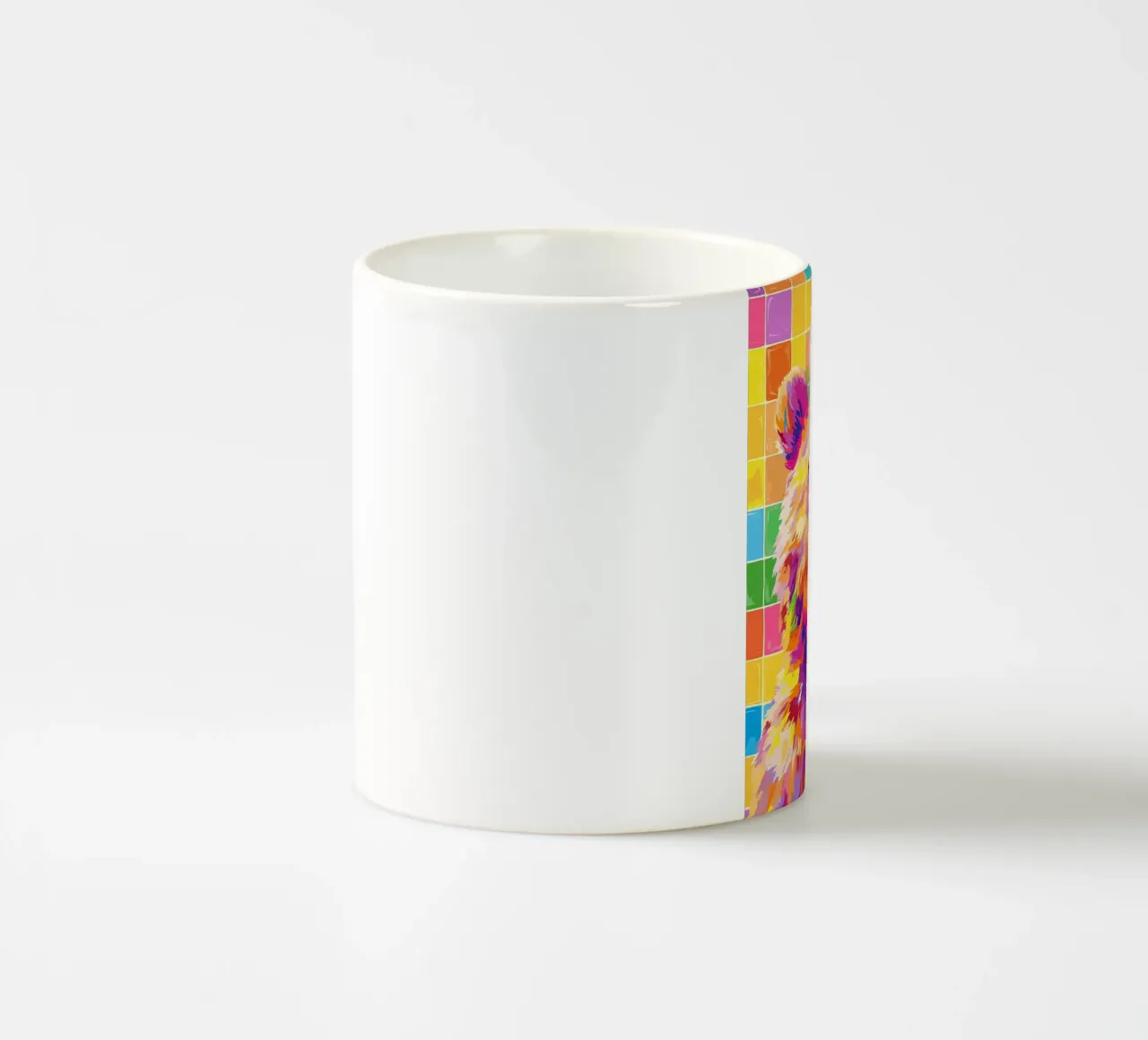 Orso colorato con rotolo di carta igienica tazza in ceramica da JoyWalkerShop