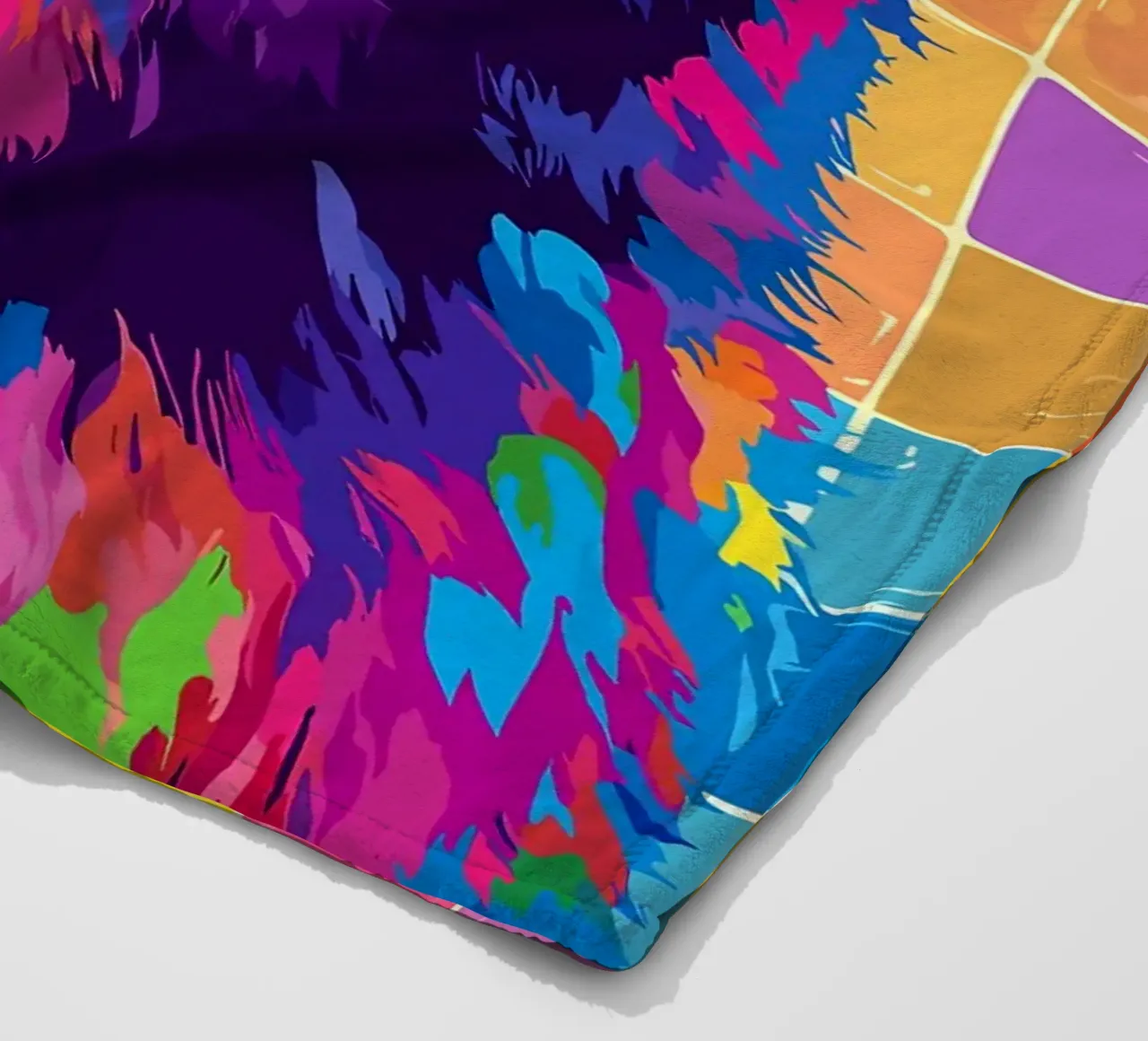 Orso colorato con rotolo di carta igienica coperta in pile da JoyWalkerShop