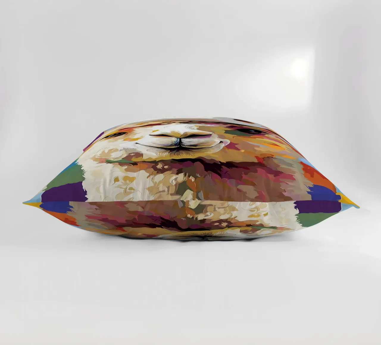 Lama con cappello di carta igienica cuscino da JoyWalkerShop