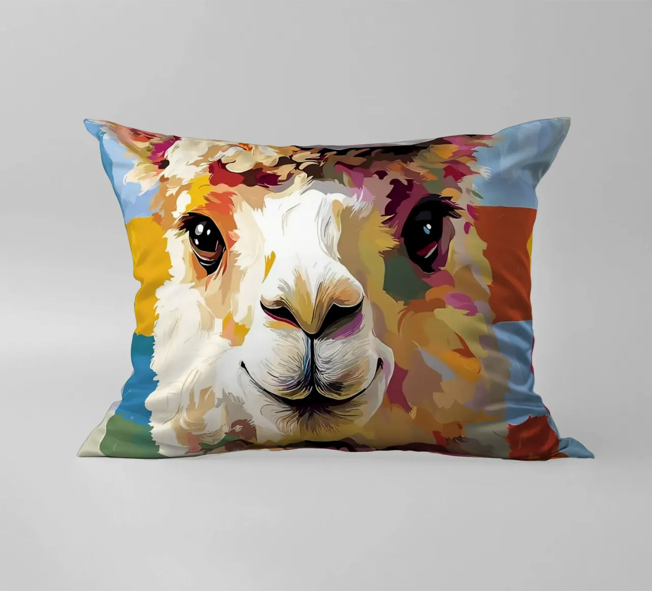 Lama con cappello di carta igienica cuscino da JoyWalkerShop