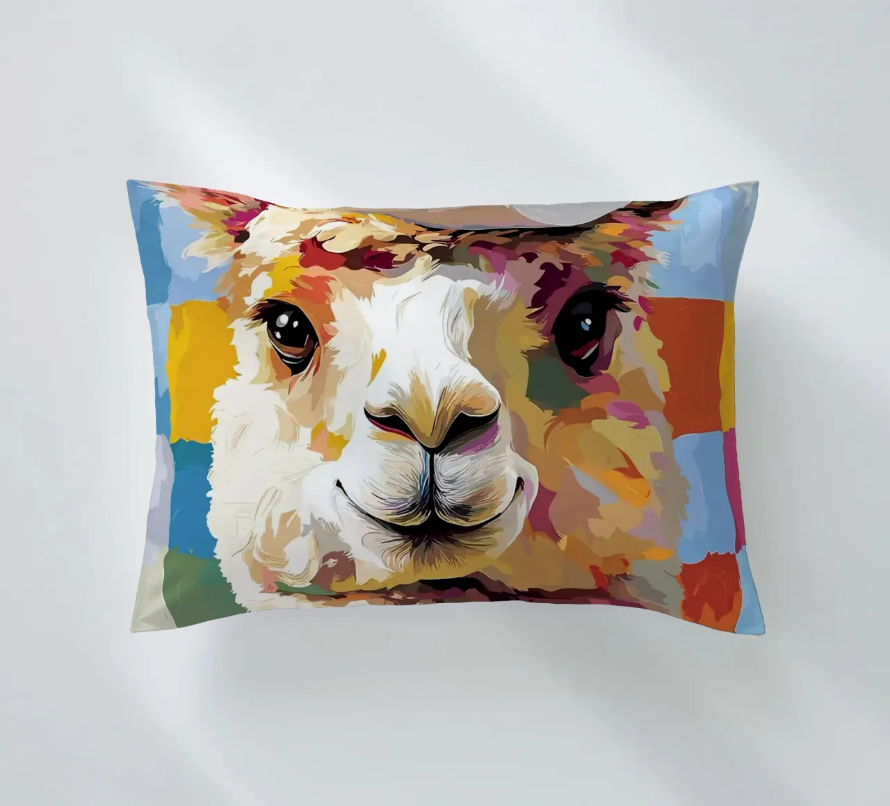 Lama con cappello di carta igienica cuscino da JoyWalkerShop