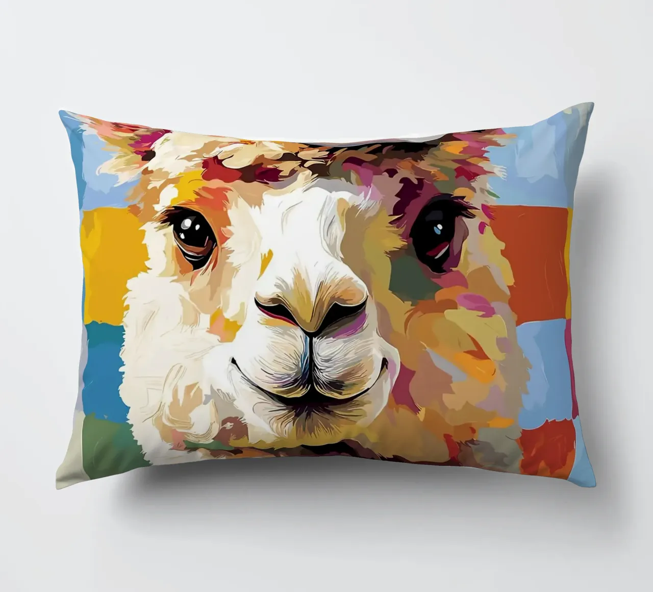 Lama con cappello di carta igienica cuscino da JoyWalkerShop