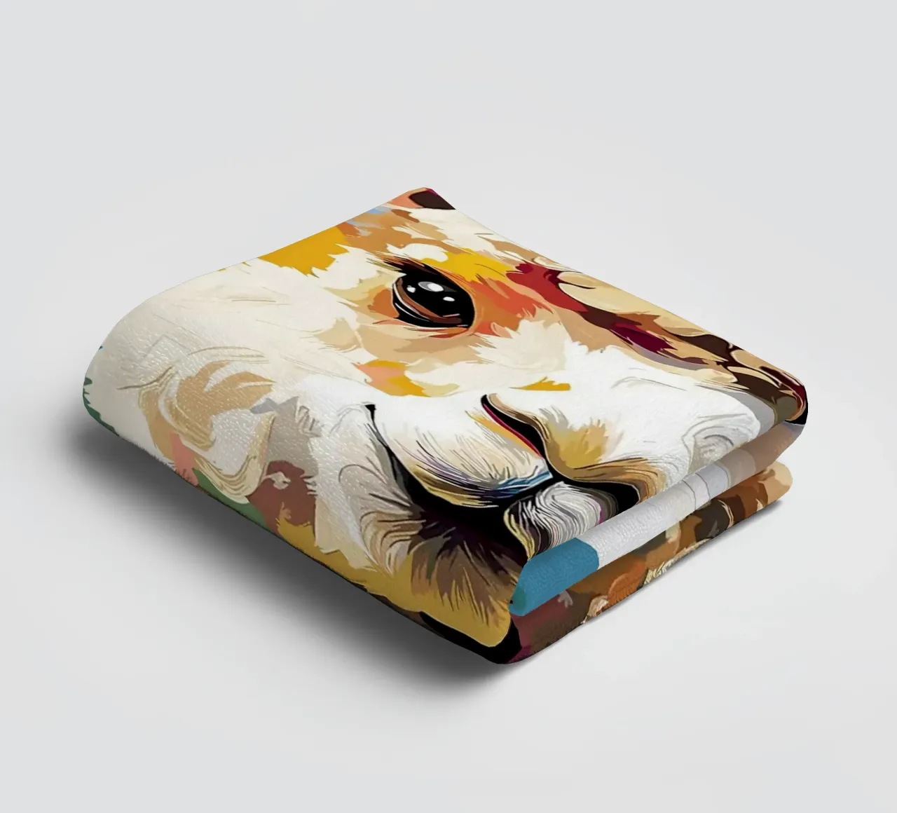 Lama met wc-hoed badhanddoek van JoyWalkerShop