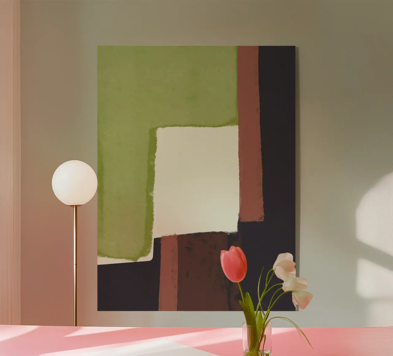 Composizione geometrica moderna plexiglass da Life of Pie